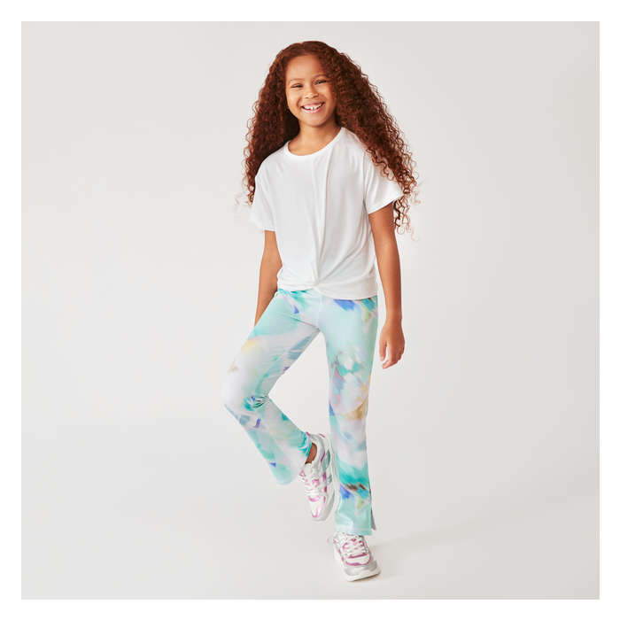 Kid Girls' Active Twist Front T-Shirt
